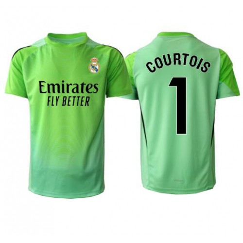 Real Madrid Thibaut Courtois #1 Målvakt Bortatröja 2025-26 Kortärmad